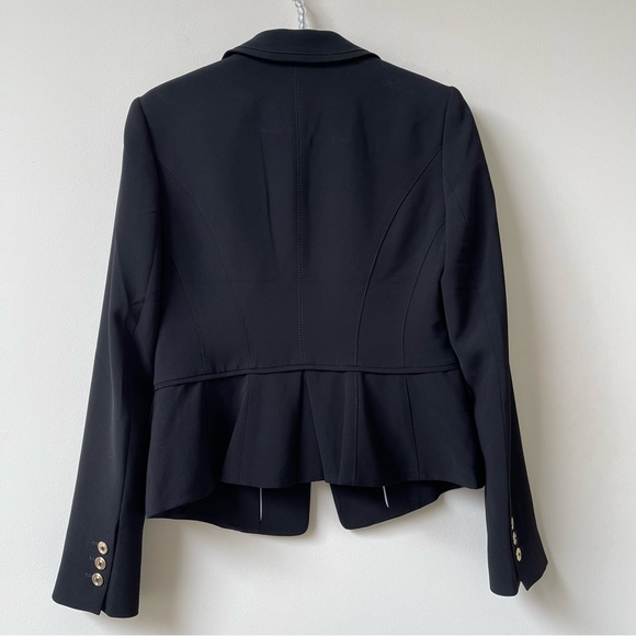 White House Black Market Soft Drape Black Washable Jacket - Picture 2 of 16